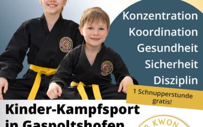 Gaspoltshofen: Neue Plätze im Kinder-Kampfsportkurs ab 18.02.2026